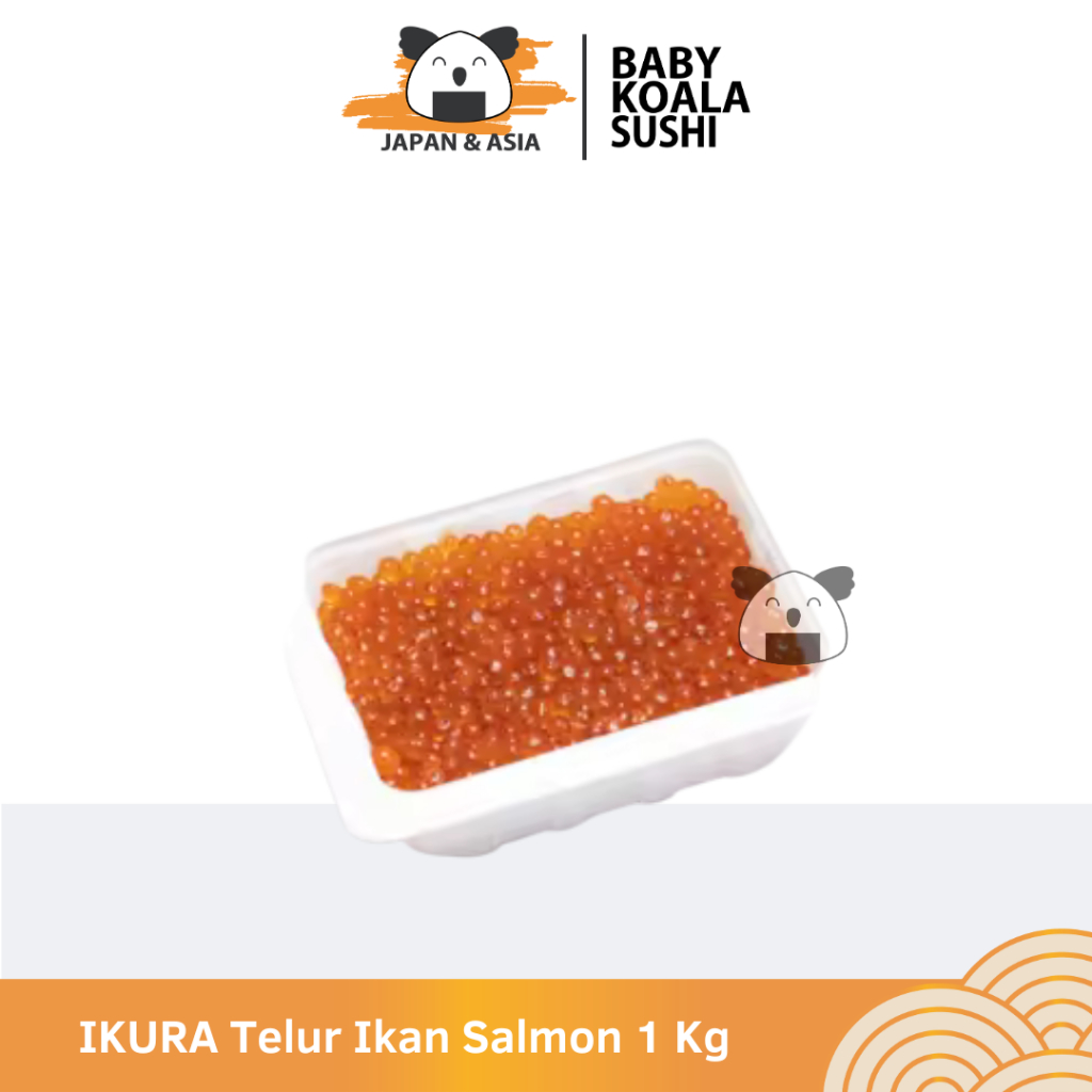 IKURA Telur Ikan Salmon 1 Kg | Salmon Roe