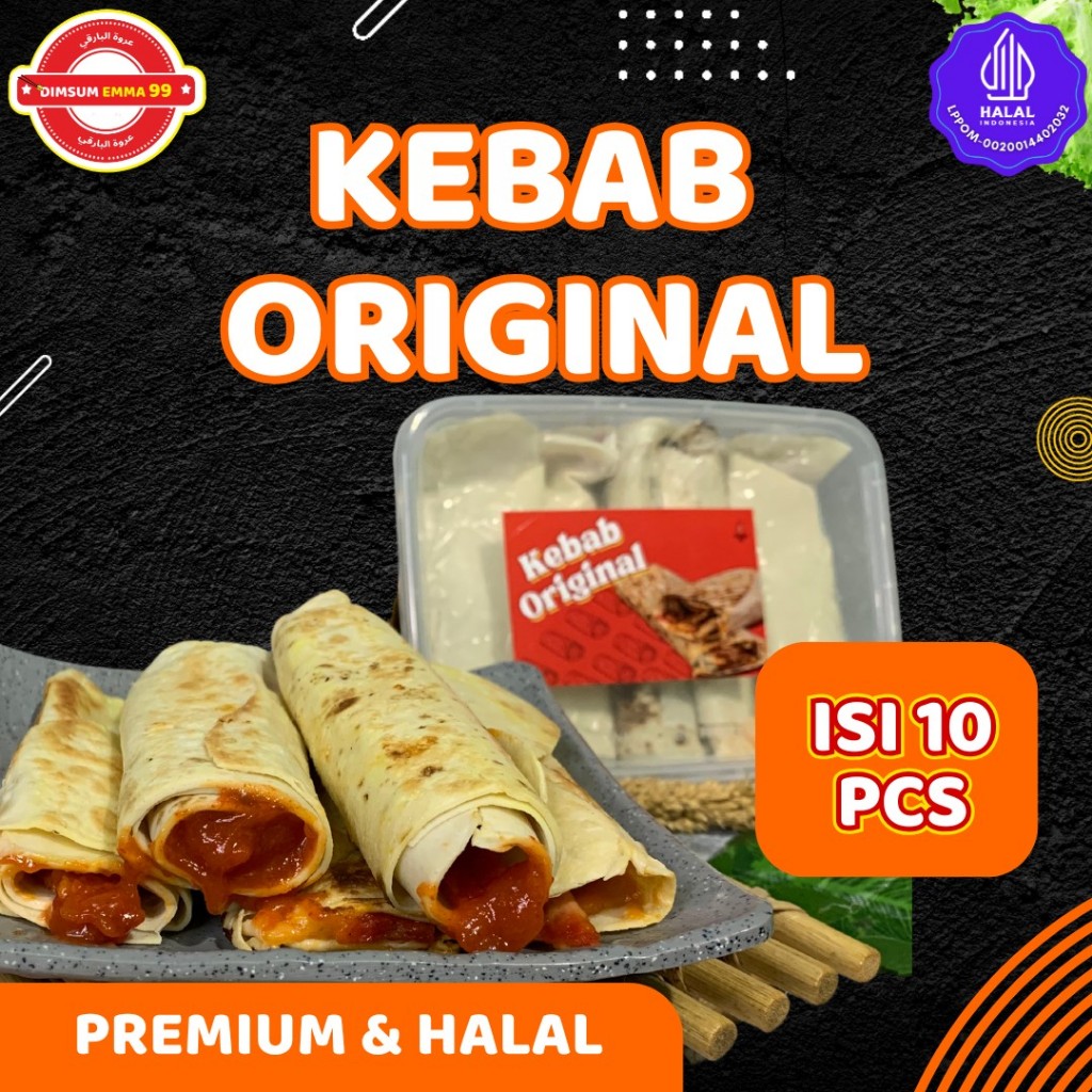 

Kebab Original Isi 10 Pcs Premium & Halal Frozen