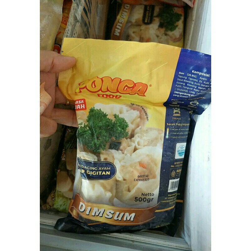 

Dimsum ponca 500gr / dimsum ayam halal isi 20