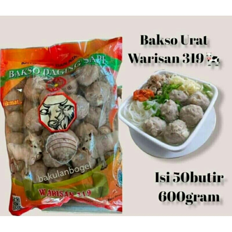 

Bakso urat warisan / bakso polos warisan / baso urat warisan