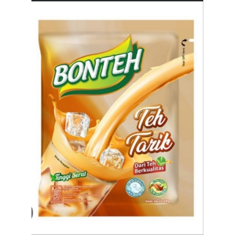 

BONTEH TEH TARIK 1 renceng isi 10 saset nikmat lezat mantap