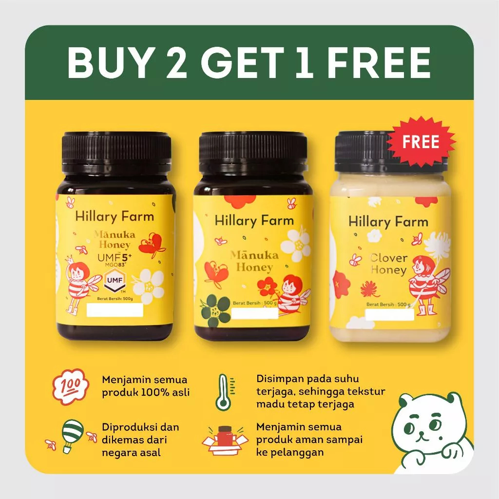 

Manuka Honey UMF 5+, Manuka Honey Free Madu