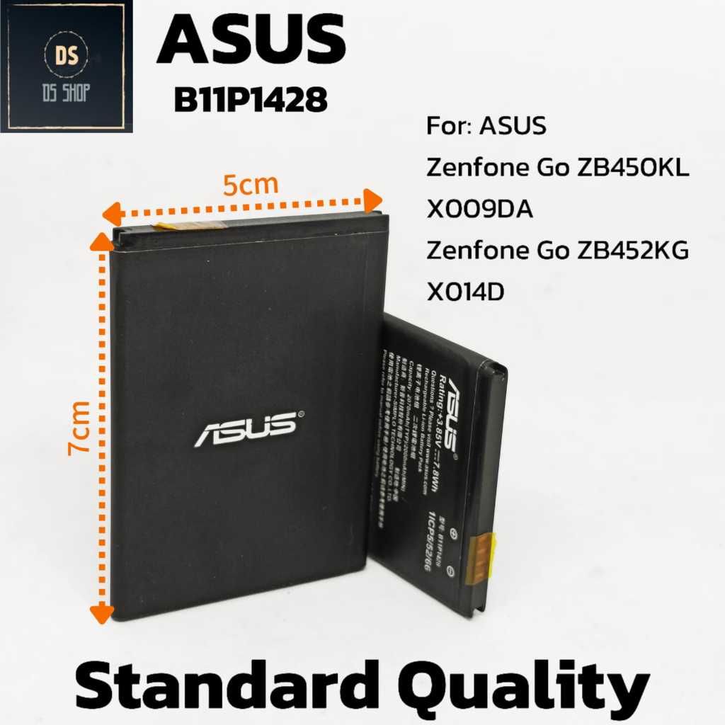 Baterai Asus Zenfone Go B 4.5 Inch X014D X009DA ZB452KG B11P1428 Ori Original UNISCO Batrai Batre HP