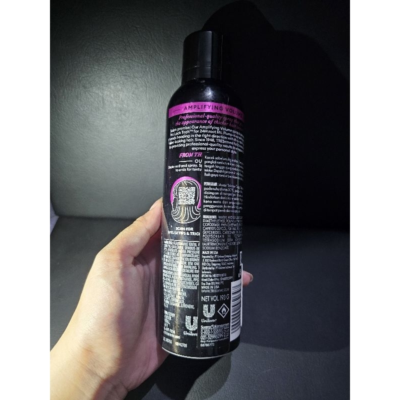 Tresemme spray for volume hair