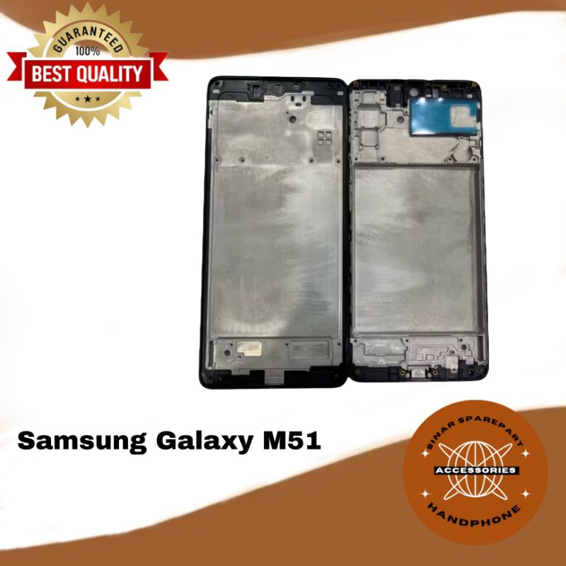 FRAME TULANG TENGAH DUDUKAN LCD SAMSUNG GALAXY M51 M515 NEW ORI