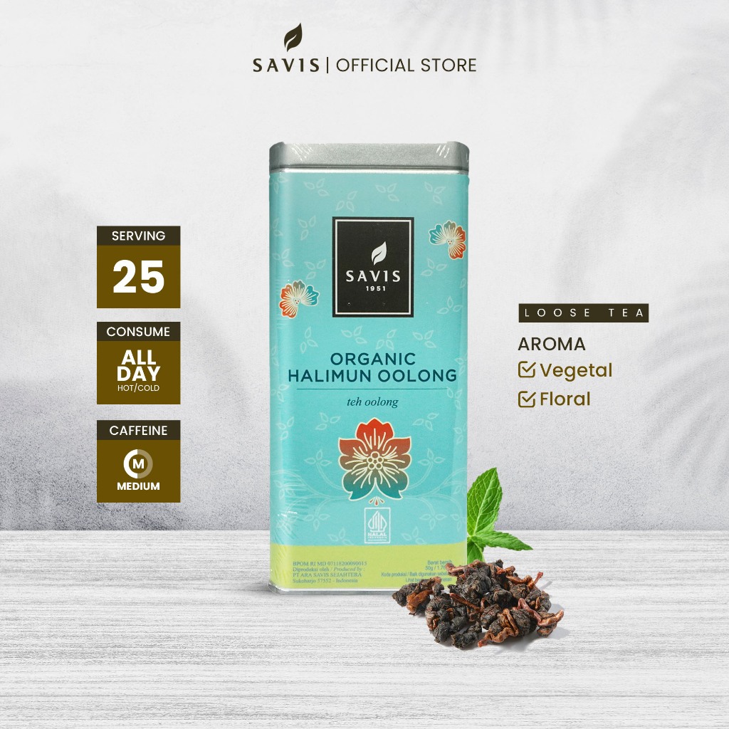 

Savis - Teh Premium Halimun Organic Oolong in Tin Can