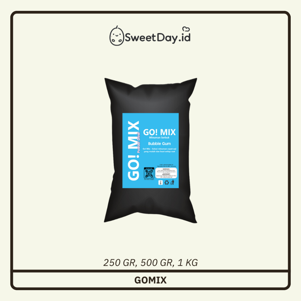 

GoMix Bubble Gum Minuman Bubuk Instan