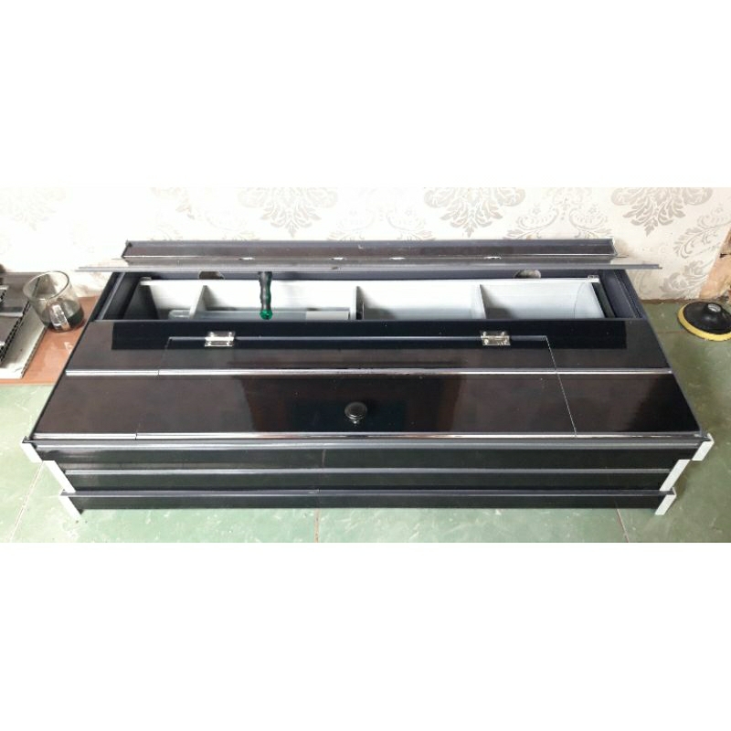 TutupAquariumPVC Custom ( 80x30 ) 1set filter