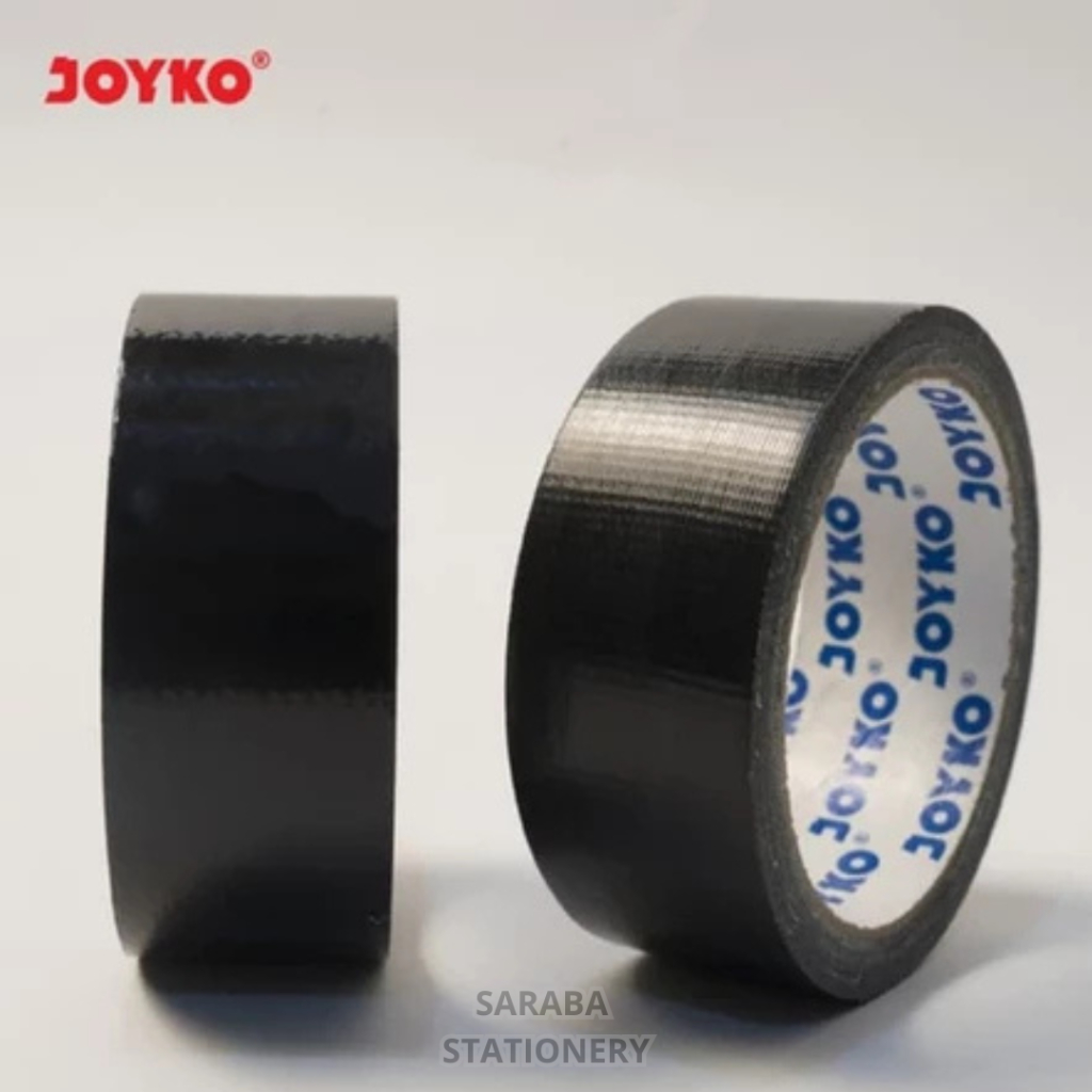 

Lakban Kain Hitam JOYKO 36mm/Cloth Tape/Linen/Lakban Jilid 1.5in