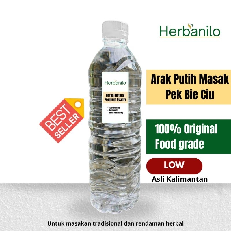 Arak putih masak kalimantan - untuk masakan dan rendaman herbal LOW