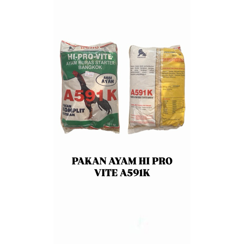 pakan ayam hi pro vite A591 K POKPHAND