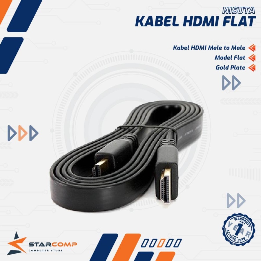 Kabel HMDI NISUTA Flat CBL-016
