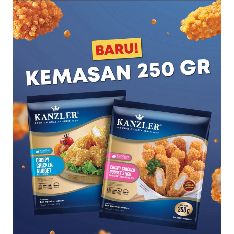 

Kanzler Crispy Nugget / Nugget Stick 250g