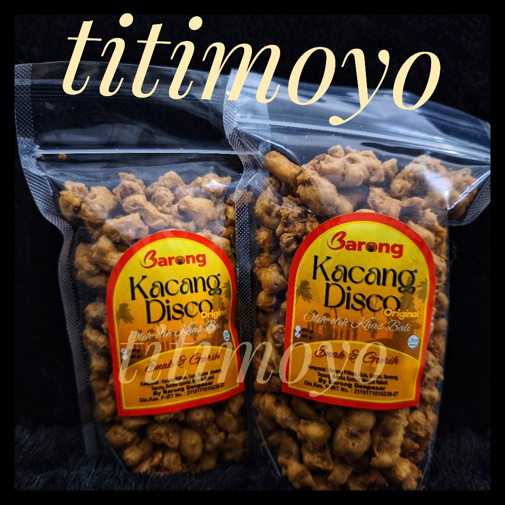 

Kacang Bali Barong" Paket Bumbu 250Gr Kapri 250Gr Disco 250Gr