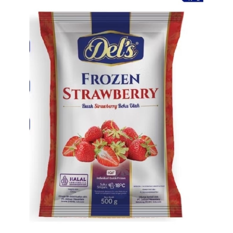 

Del's Strawberry Frozen 500 gram