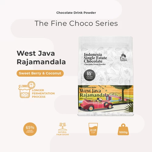 

Dillco Chocolate Fine Choco WEST JAVA RAJAMANDALA 1 Kg.