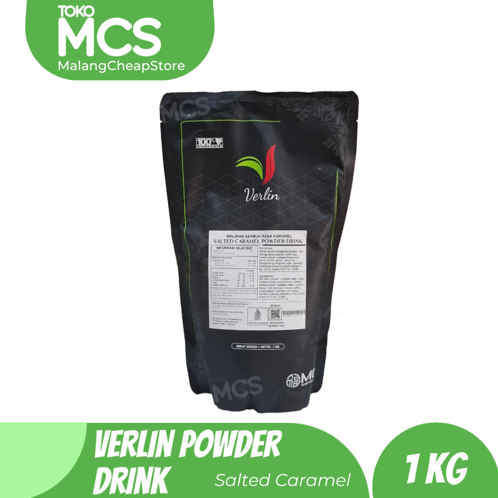 

VERLIN bubuk minuman rasa SALTED CARAMEL 1kg