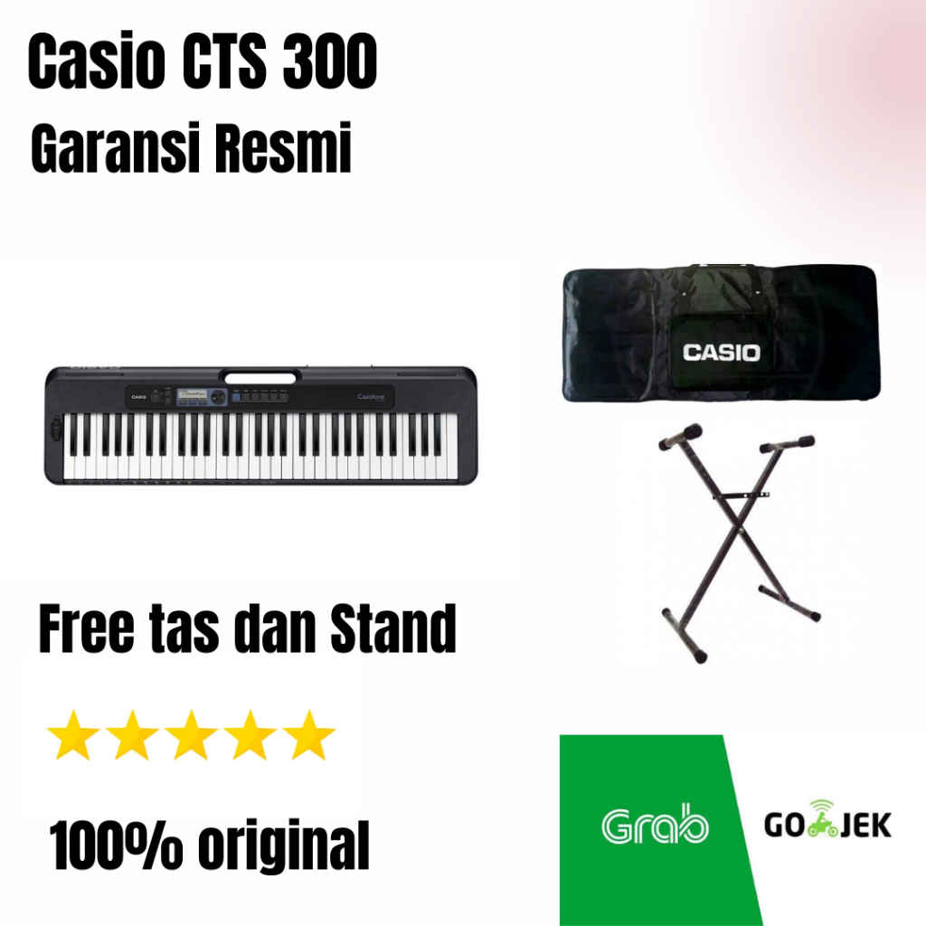 Keyboard Casio CT-S300 / CTS300 / CTS 300 Garansi Resmi