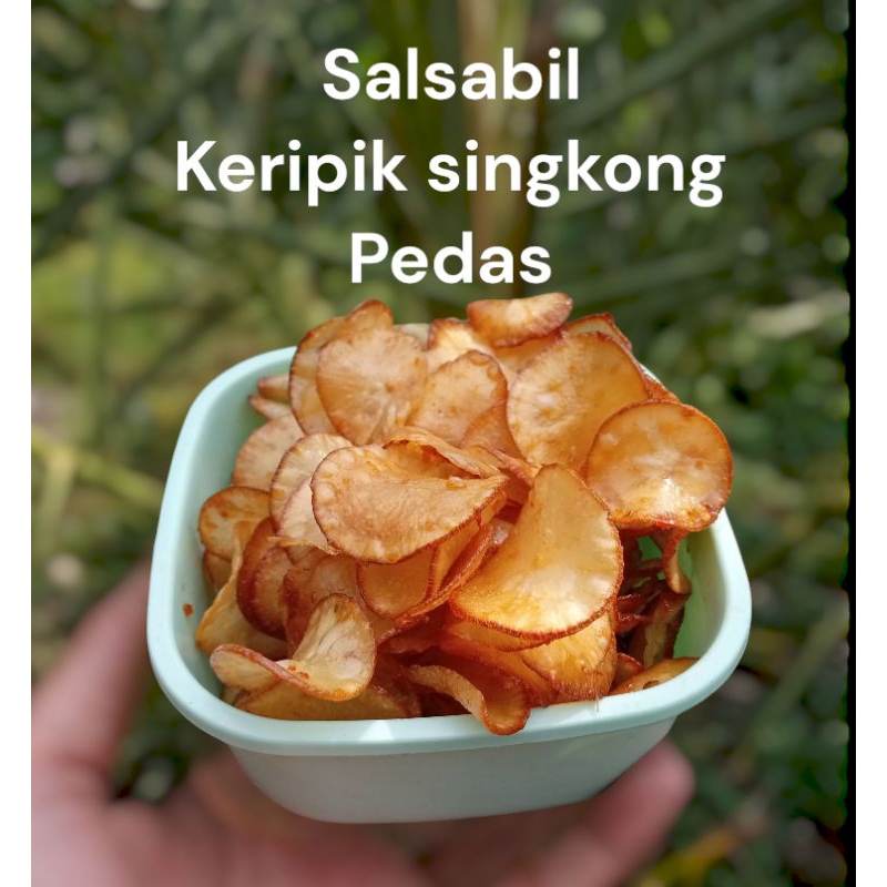 

Keripik singkong Salsabil Pedas gurih 1kg