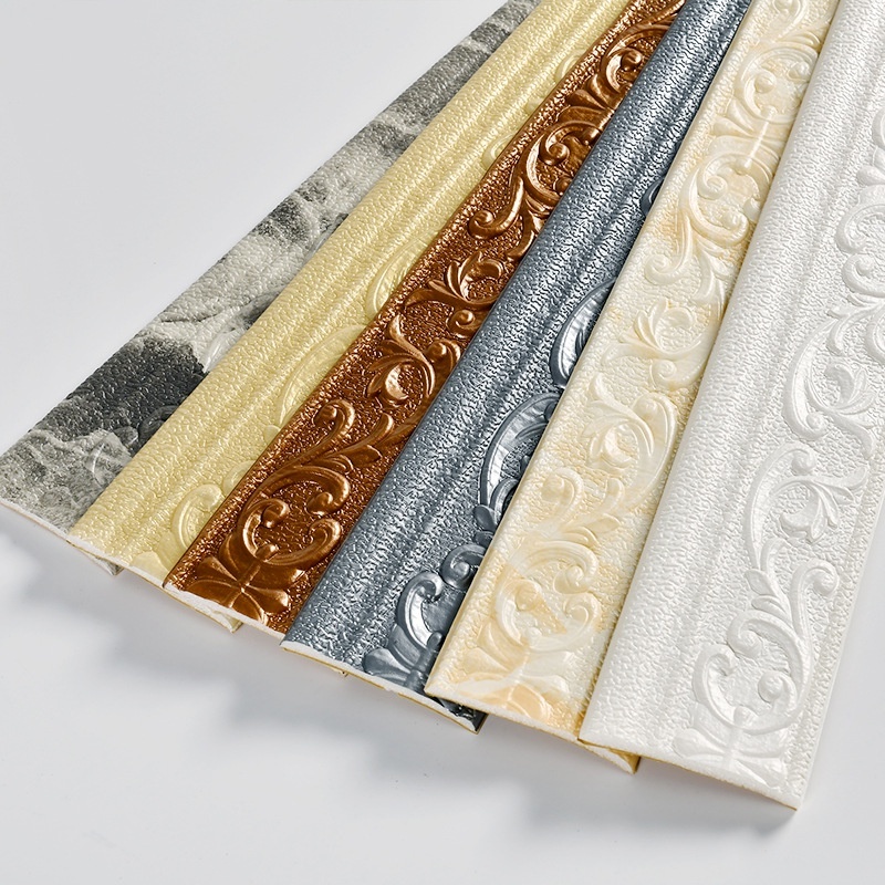 Syafa Dstore Wall Border List Foam 3D Wallpaper Dekorasi Tebal List Dinding Border Plafon Atas