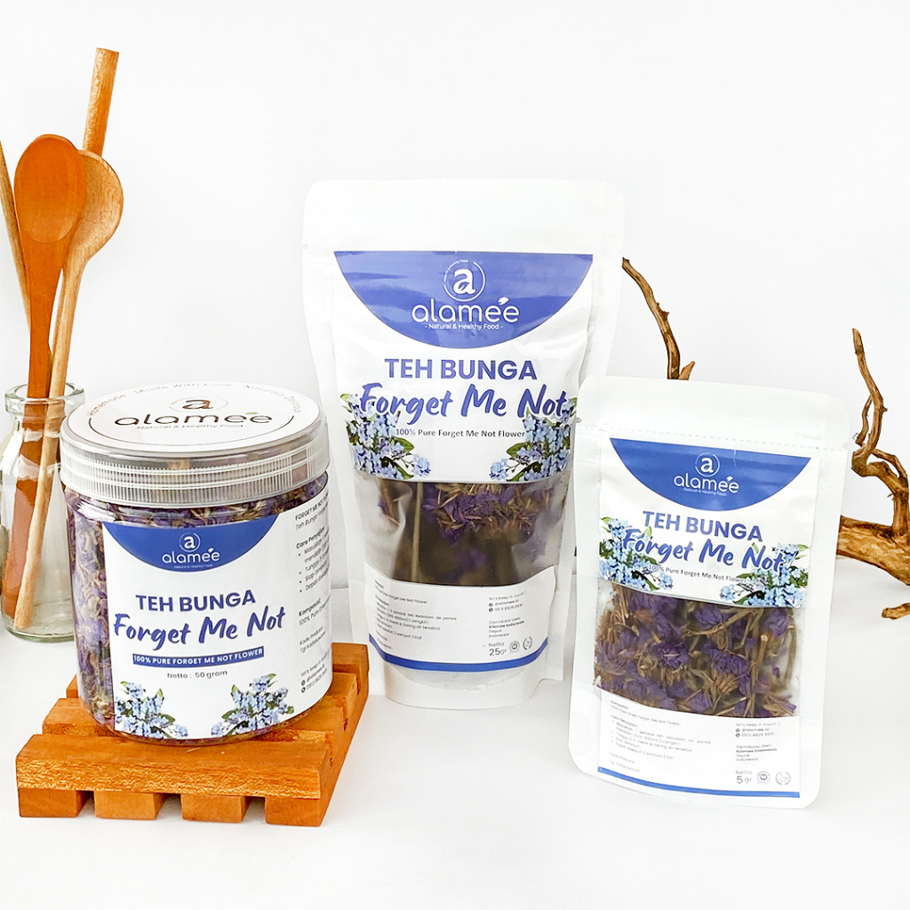 

ALAMEE Teh Bunga Forget Me Not Flower Tea Organik Kering Dried