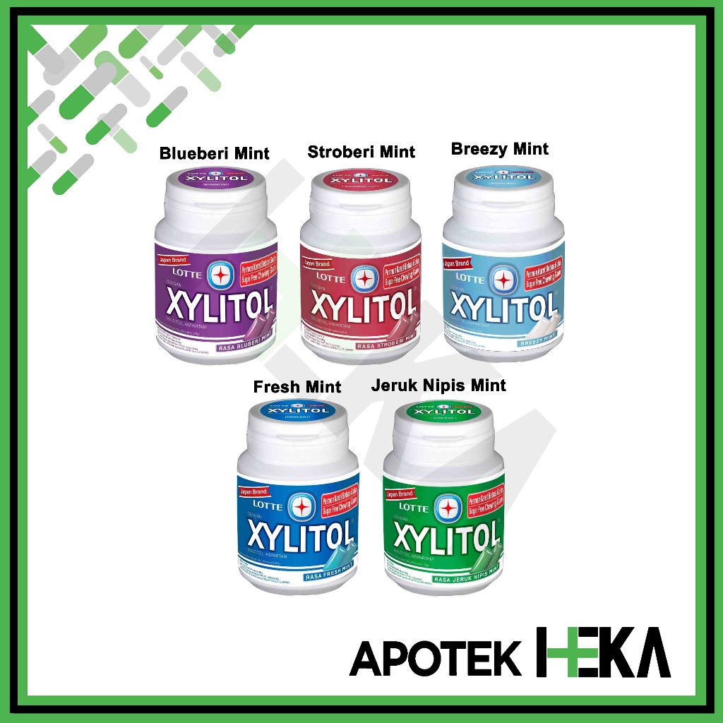 

Xylitol Lotte Botol 55.1 gr Sugar Free Chewing Gum - Permen Karet