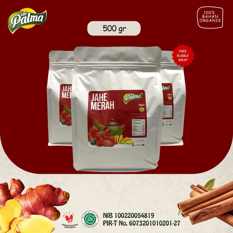 

JAHE MERAH INSTANT 500 GRAM PLUS HABBATUSSAUDA / JAHE MERAH INSTANT 500 GRAM