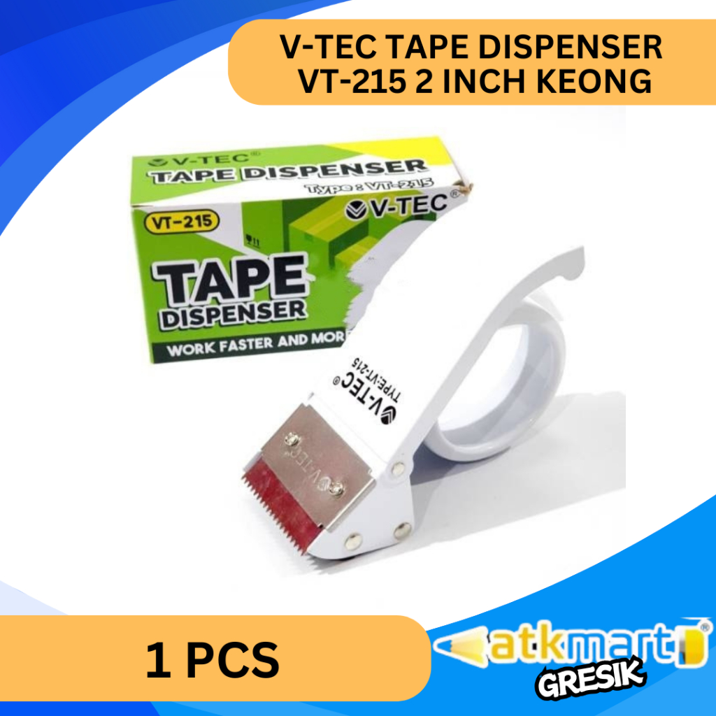 

V TEC TAPE DISPENSER KEONG 2 INCH / TEMPAT LAKBAN PACKING