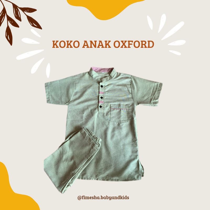 KOKO ANAK KATUN OXFORD // KOKO ANAK LAKI LAKI MURAH