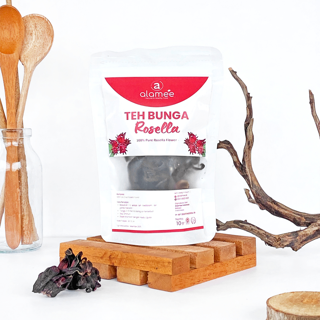 

Teh Bunga Rosella Tea Siap Saji Seduh Sehat 10gr Organic Organik Herbal Alami Teh Seduh