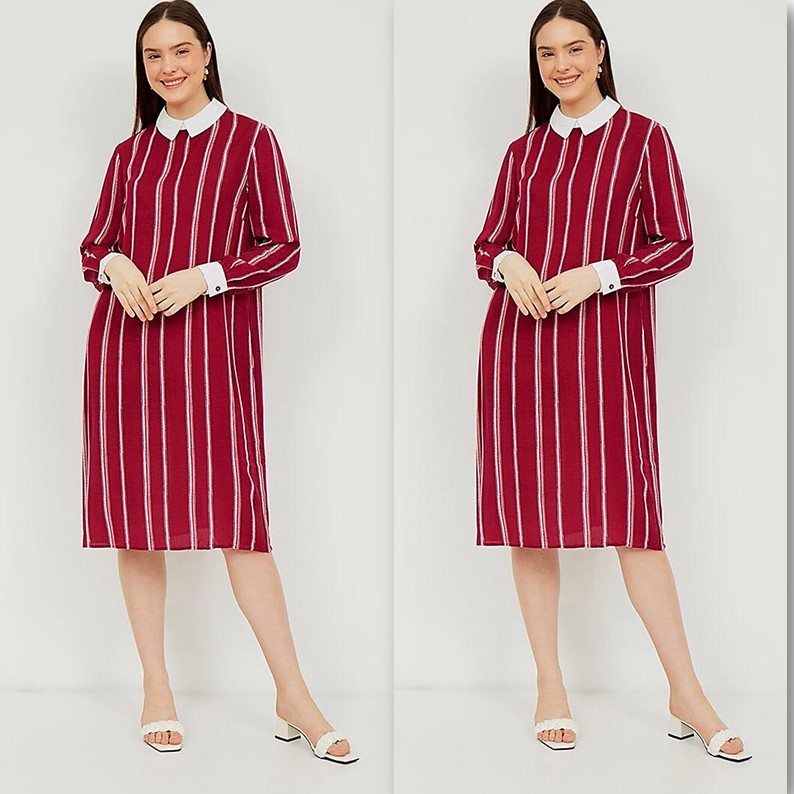 Dress / Tunic PLC Fuschia Stripe