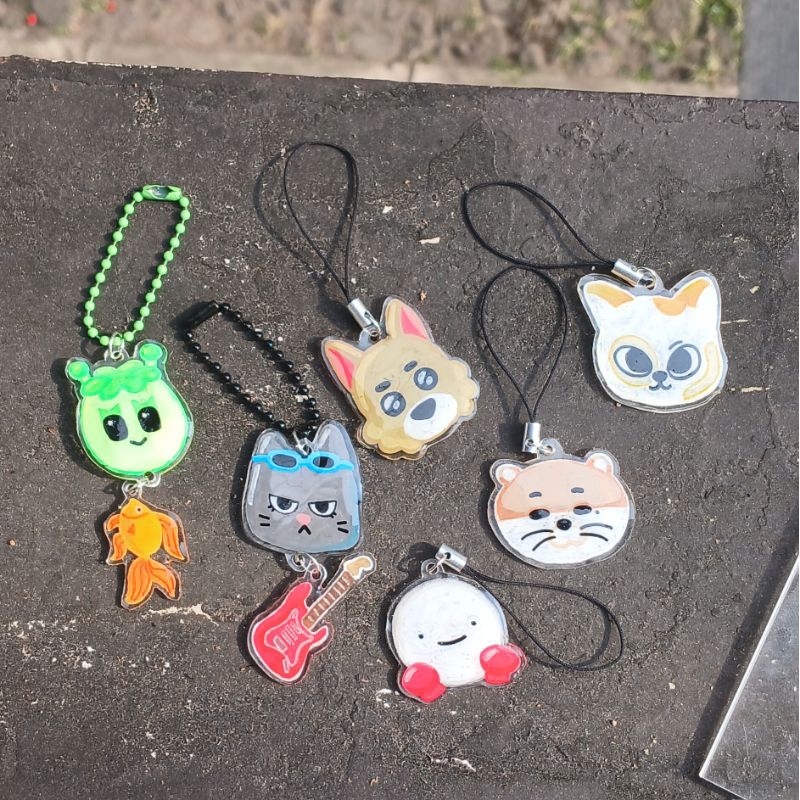 Handmade Shrink Paper Keychain (Free Custom)