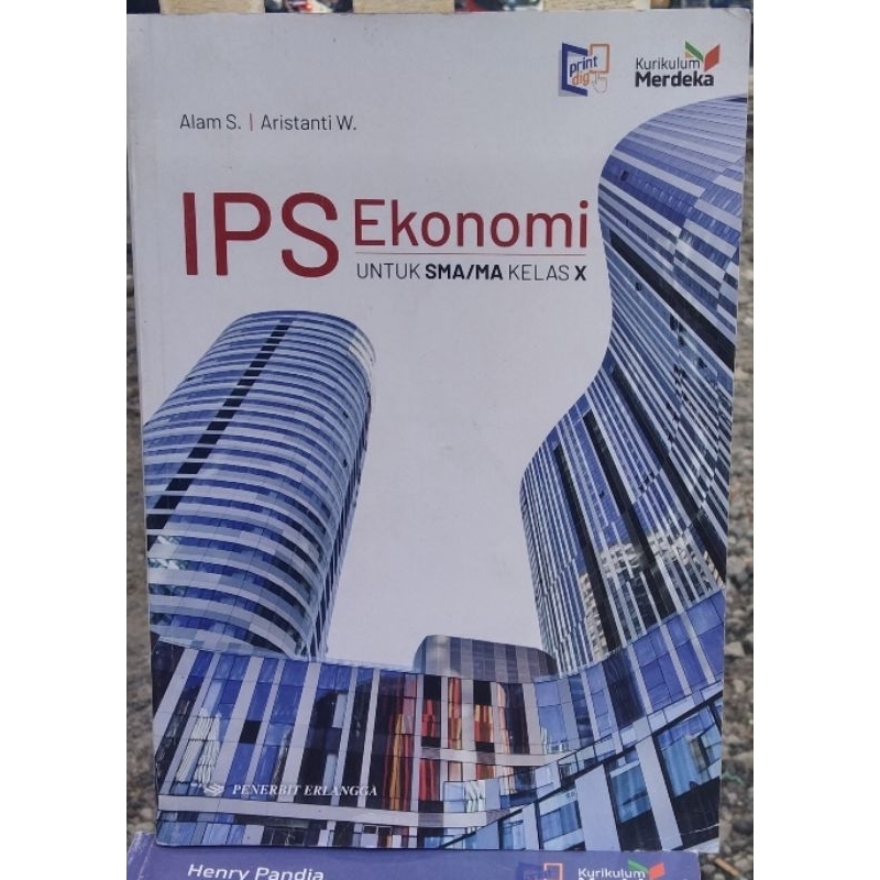 Original buku ips ekonomi kelas 10 / 1 sma ( buku bekas)