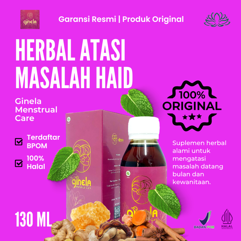 

GINELA Menstrual Haid Madu Khusus Kewanitaan