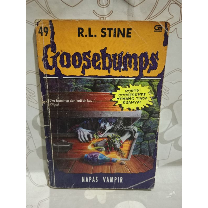 novel goosebumps " napas vampir