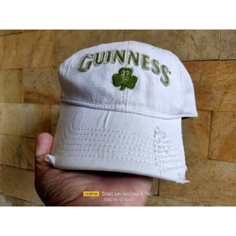 Topi build up Guinness original second fashion pria/wanita