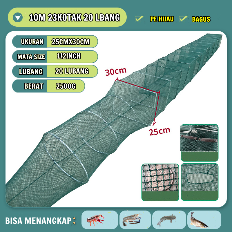 BUBU NAGA HIJAU 10M 25X30CM (anti karat)
