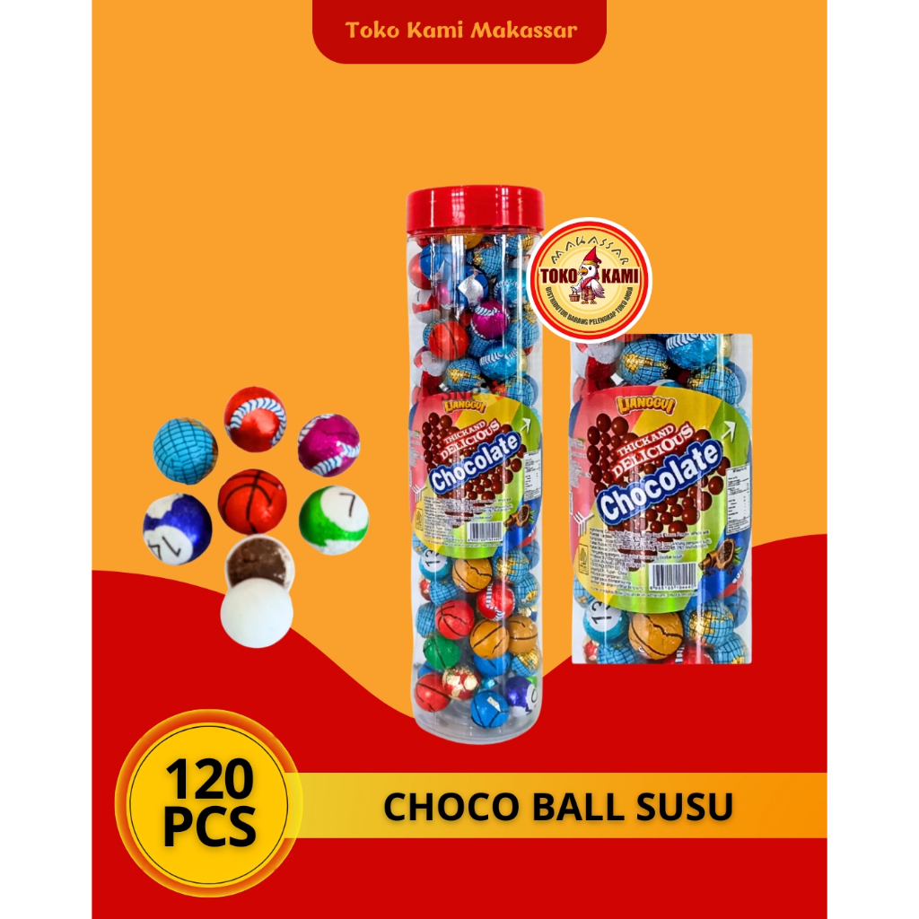 

LIANGGUI CHOCOLATE BALL 300 GRAM [2.5 GR X 120 PCS]
