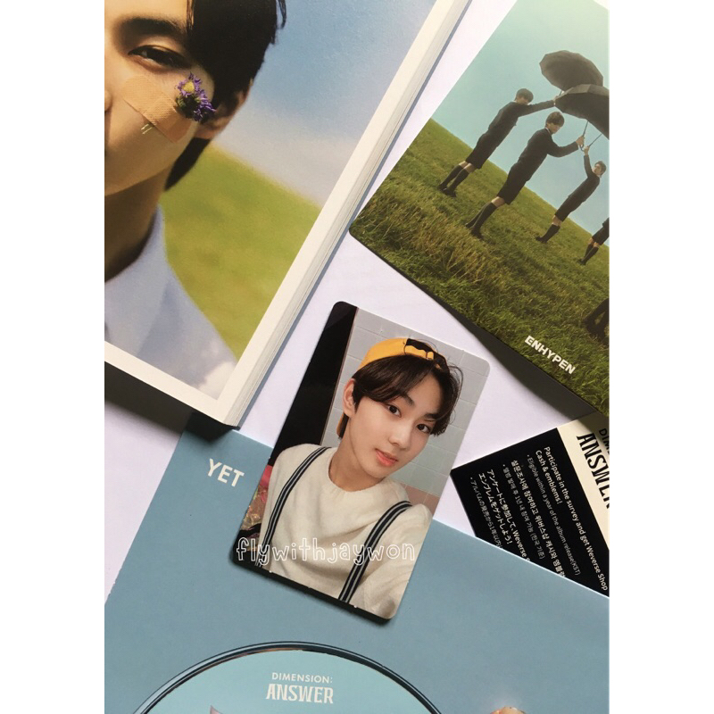 ENHYPEN GGUGGU PACKAGE 2021 RPC JUNGWON RANDOM PHOTOCARD
