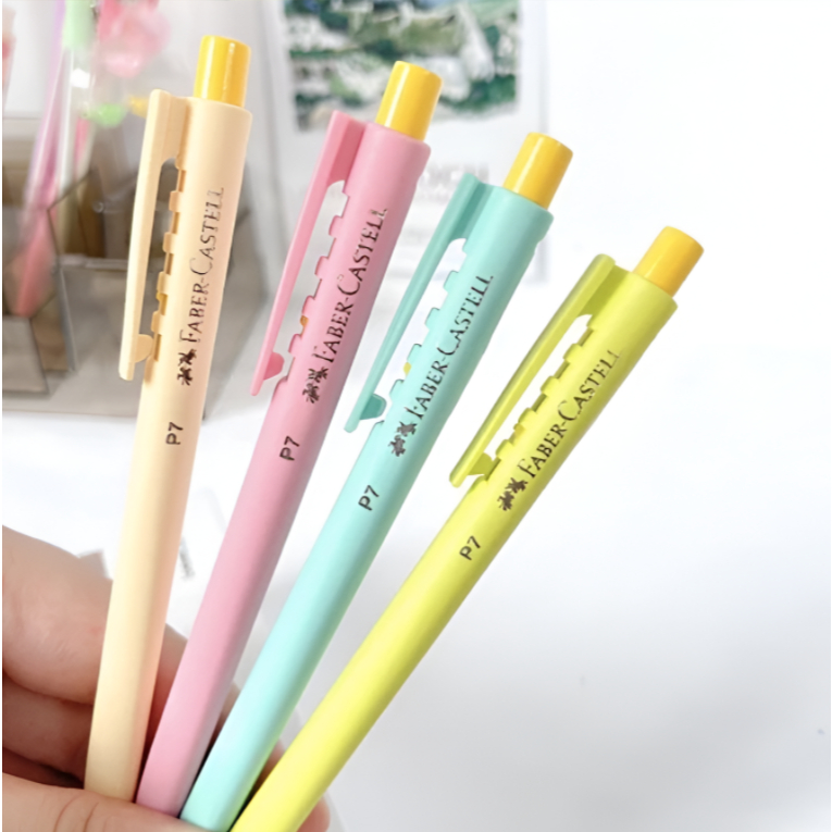 

Ballpoint / Pulpen Faber Castell P7 Pastel 0.7 mm Black Ink (1 PCS)