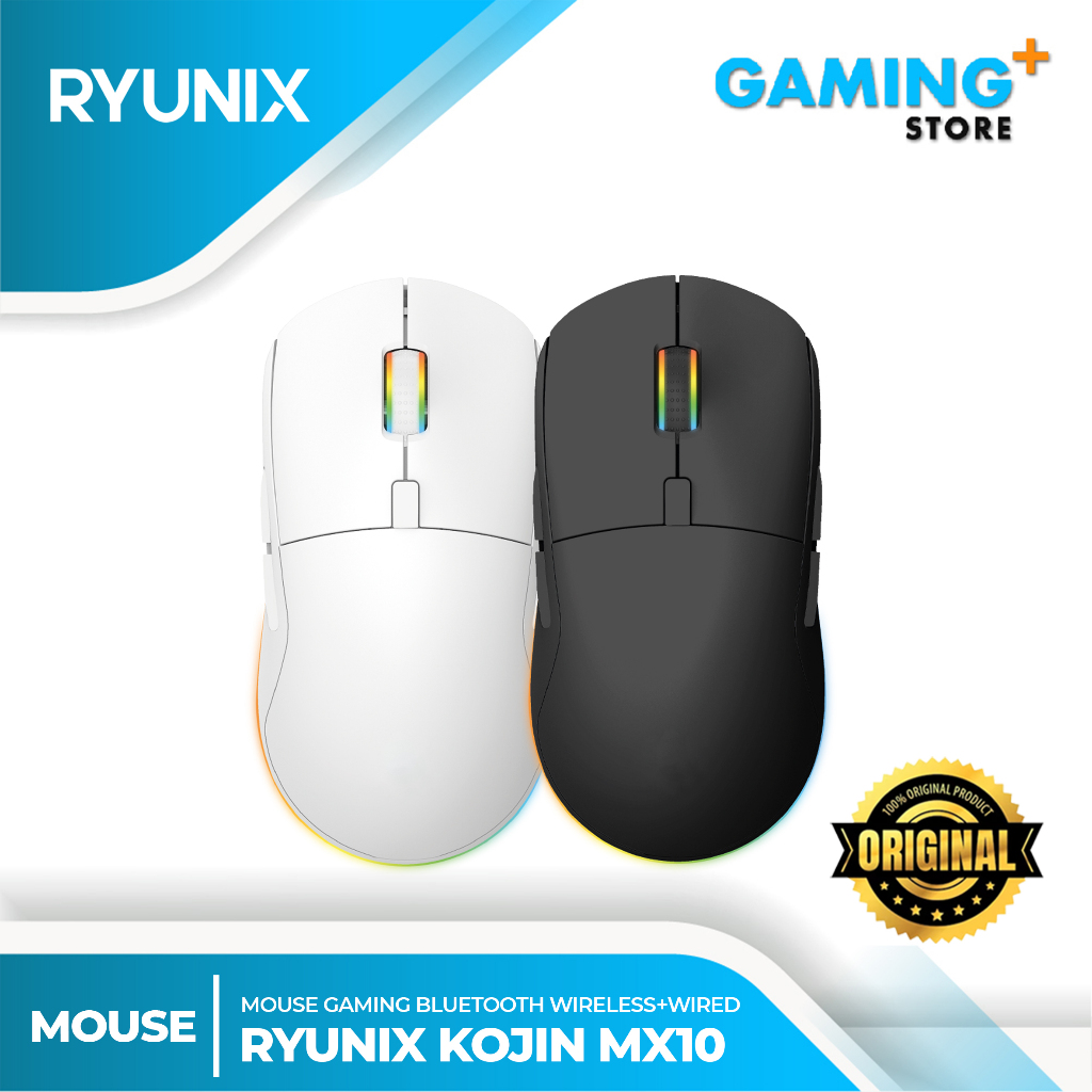 Sades Ryunix Kojin MX10 MX-10 Gaming Mouse Wireless Bluetooth Triple Mode Ambidextrous