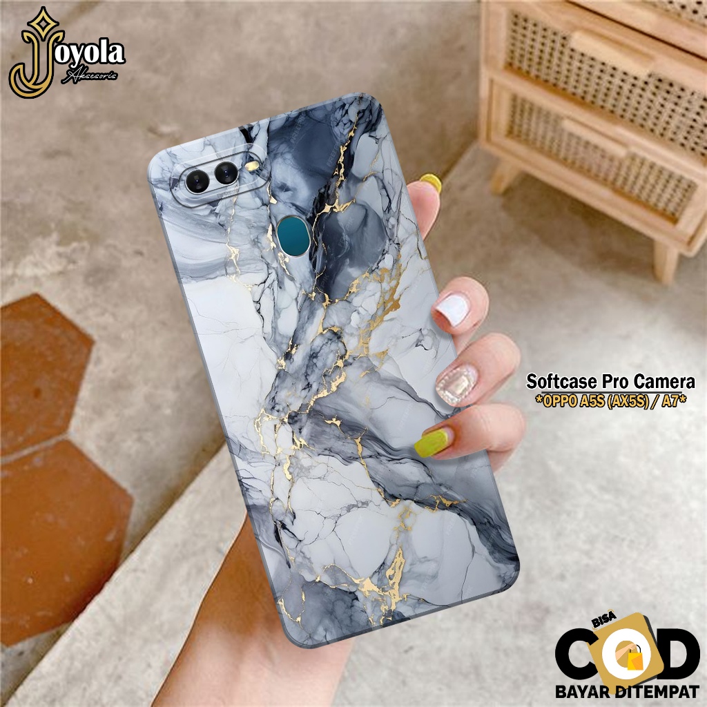 Case Hp OPPO A5S / AX5s / A7 - Casing Hp OPPO A5S / AX5s / A7 - JOYOLA - Fashion Case Abstrak - Case