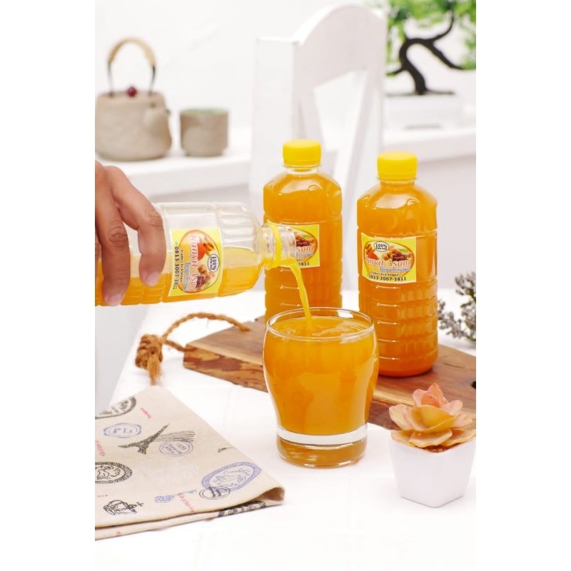 

Jamu kunyit asem / kunir asem 500ml 100% gula asli