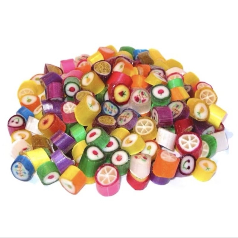 

Candy stick lollipop cutting permen stik roll rasa buah berat 100gr permen cemilan sudah halal MUI dan BPOM permen cemilan termurah