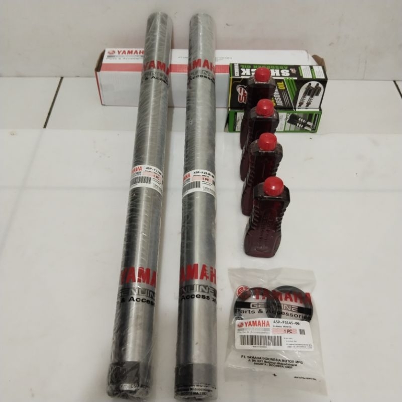 As shock depan + sil + oli 4botol Yamaha Byson Byson Byson 45P original