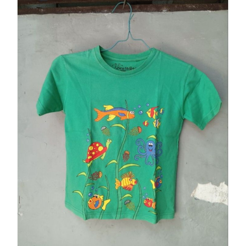 kaos seaworld bocil