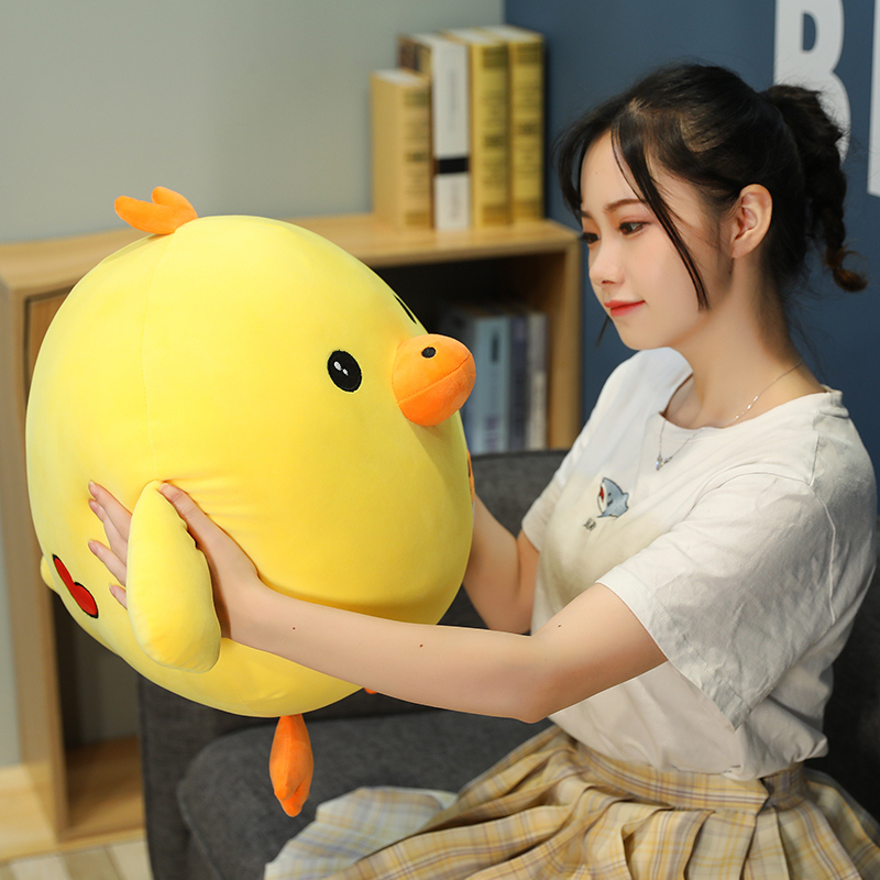 Boneka Bebek Kuning Lucu Mainan Mewah Lembut Kawaii Bebek Boneka Hewan Hadiah