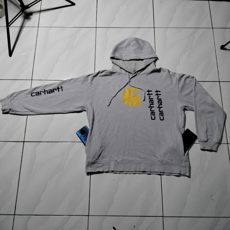 JAKET HOODIE CARHARTT 100% ORIGINAL PREMIUM SECOND BEKAS PRIA WANITA SIZE L - XL