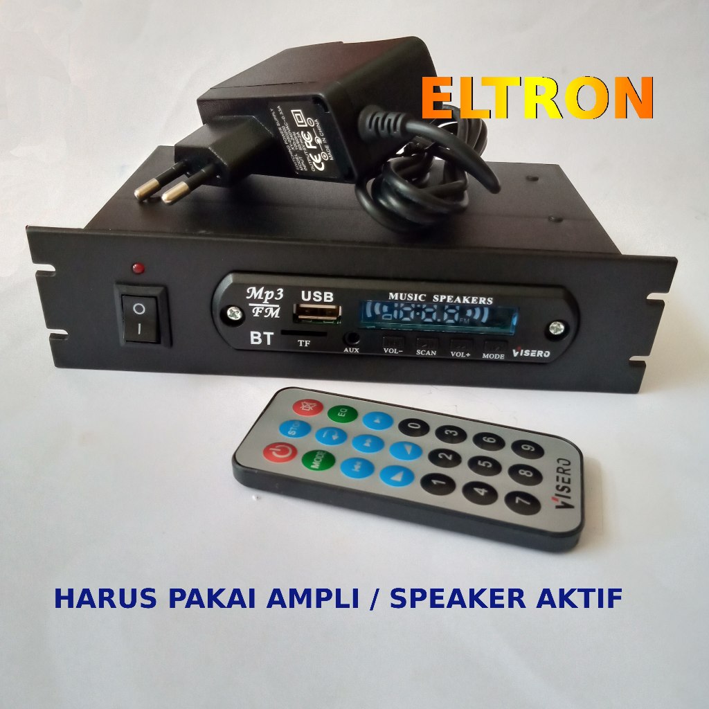 Rakitan MP3 Player USB MMC FM Radio Bluetooth + Adaptor