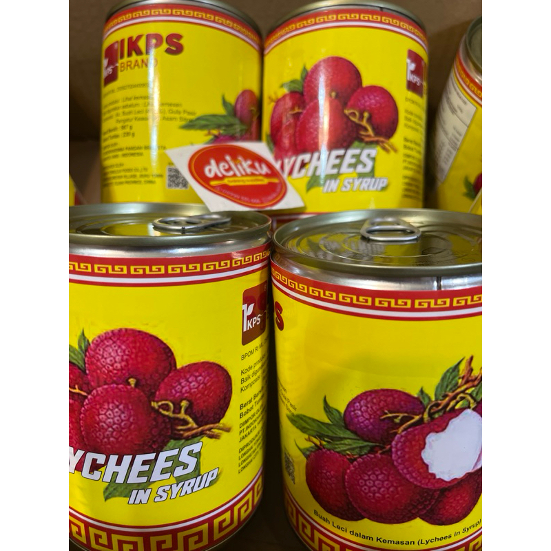 

Leci kaleng IKPS Lychees in syrup 567gr